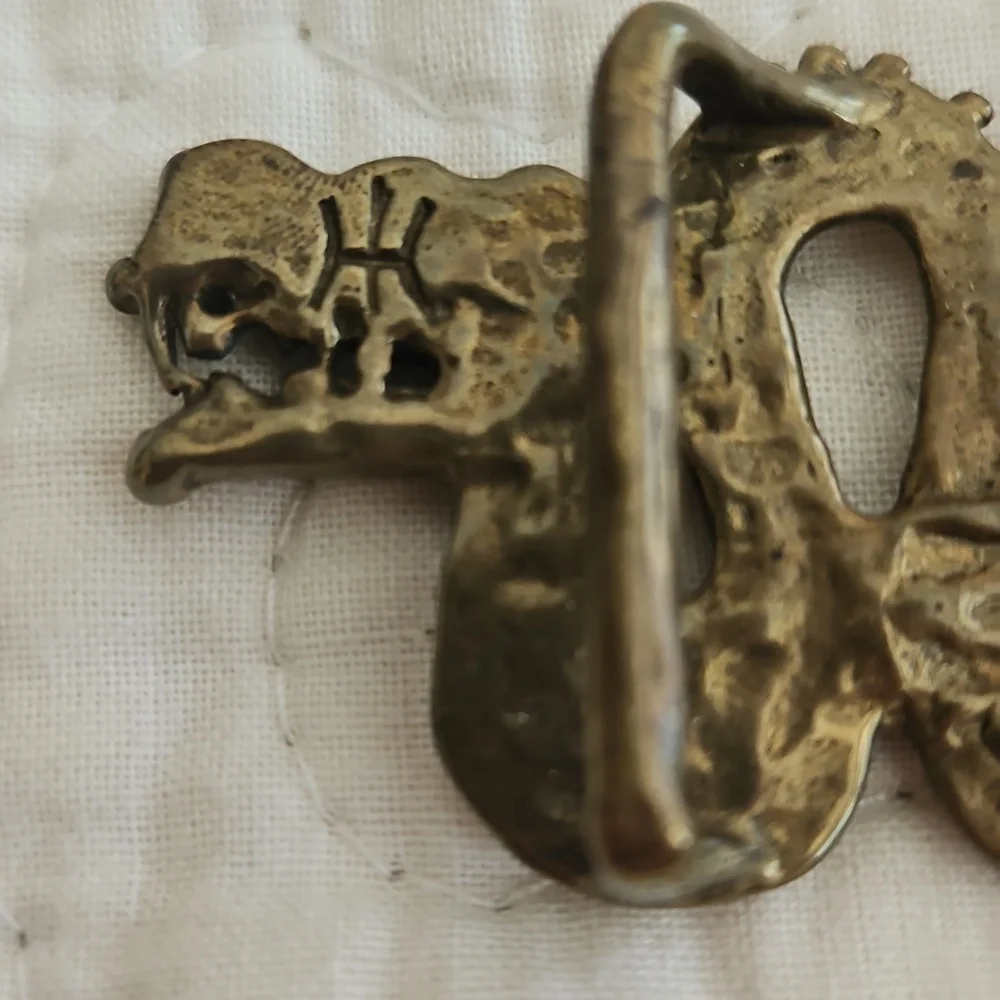 🐉HP🐉Vintage Ivar Hyden Dragon Belt Buckle 1977 - Picture 4 of 8
